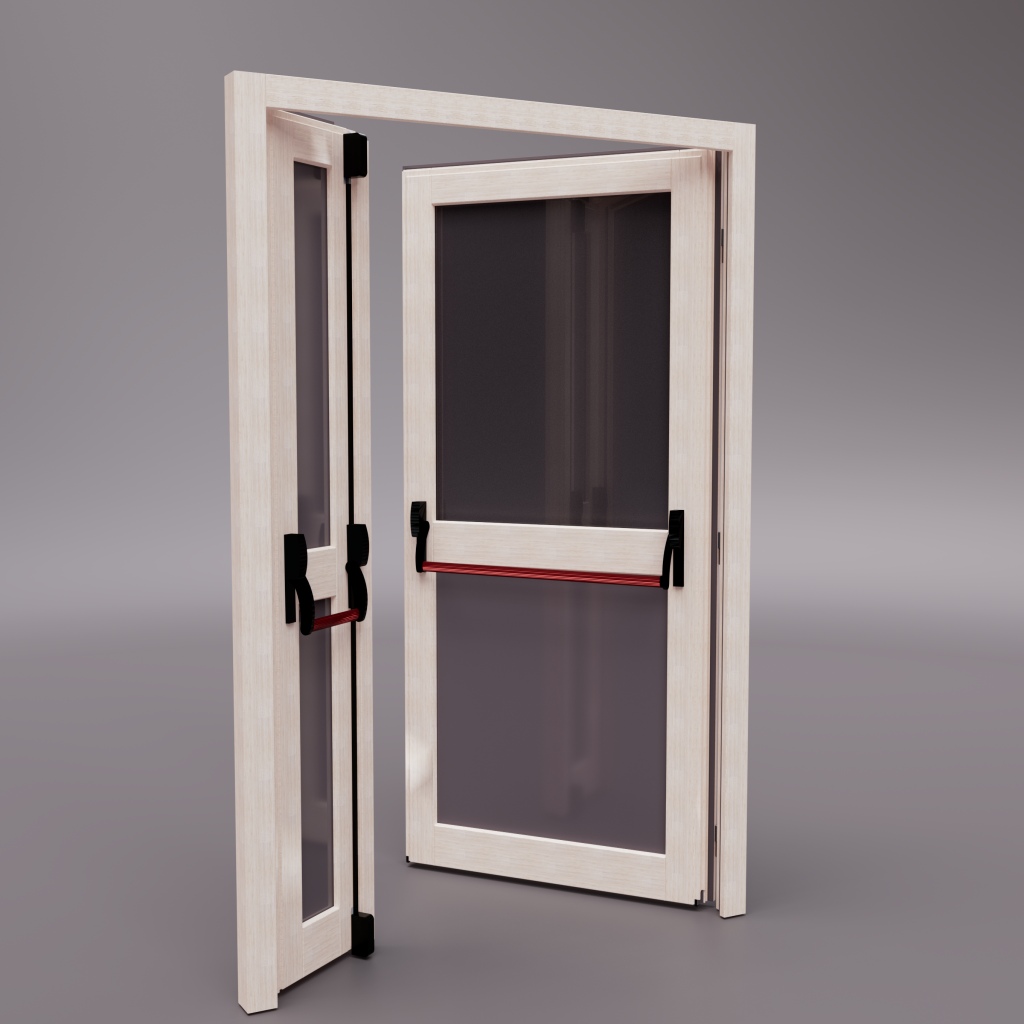 Wooden panic exit doors Esperia by TWT - 4