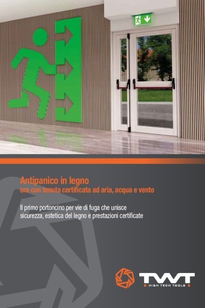 Copertina portoncini antipanico in legno
